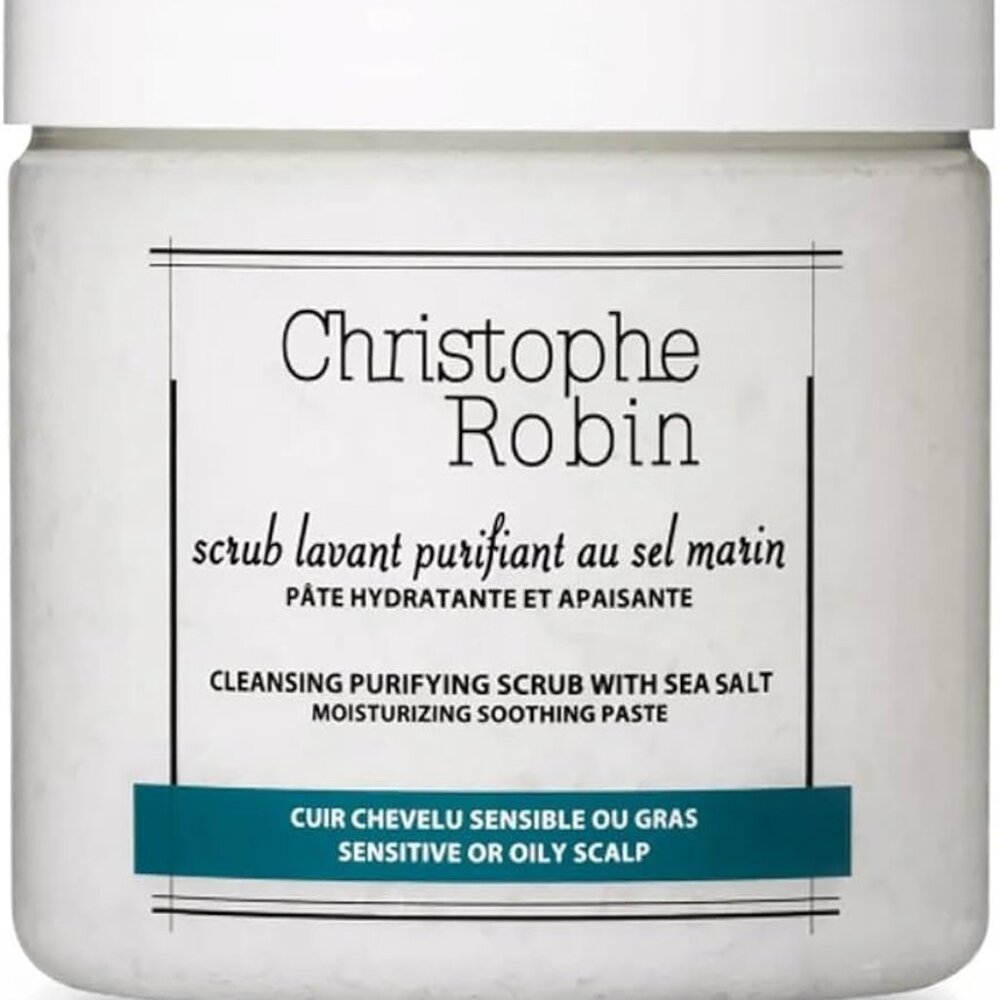 NEW Christophe Robin Cleansing Purifying Scrub with Sea Salt